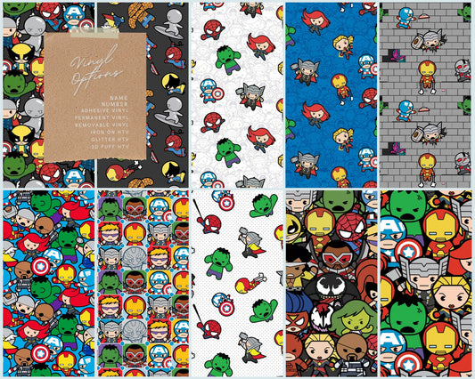 Baby Superhero Premium Vinyl Patterns & Iron-on HTV