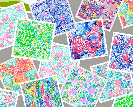Lilly Pattern Vinyl & Iron-on HTV 70-1