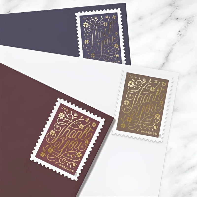 Thank You 2020 USPS Forever Postage Stamps - Sheet of 20 Stamps