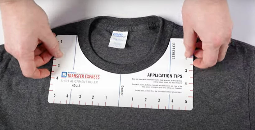 Iron-on HTV - Sizing and Placement