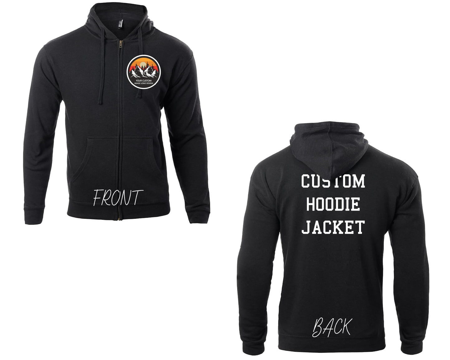 Custom Full-Zip Hoodie