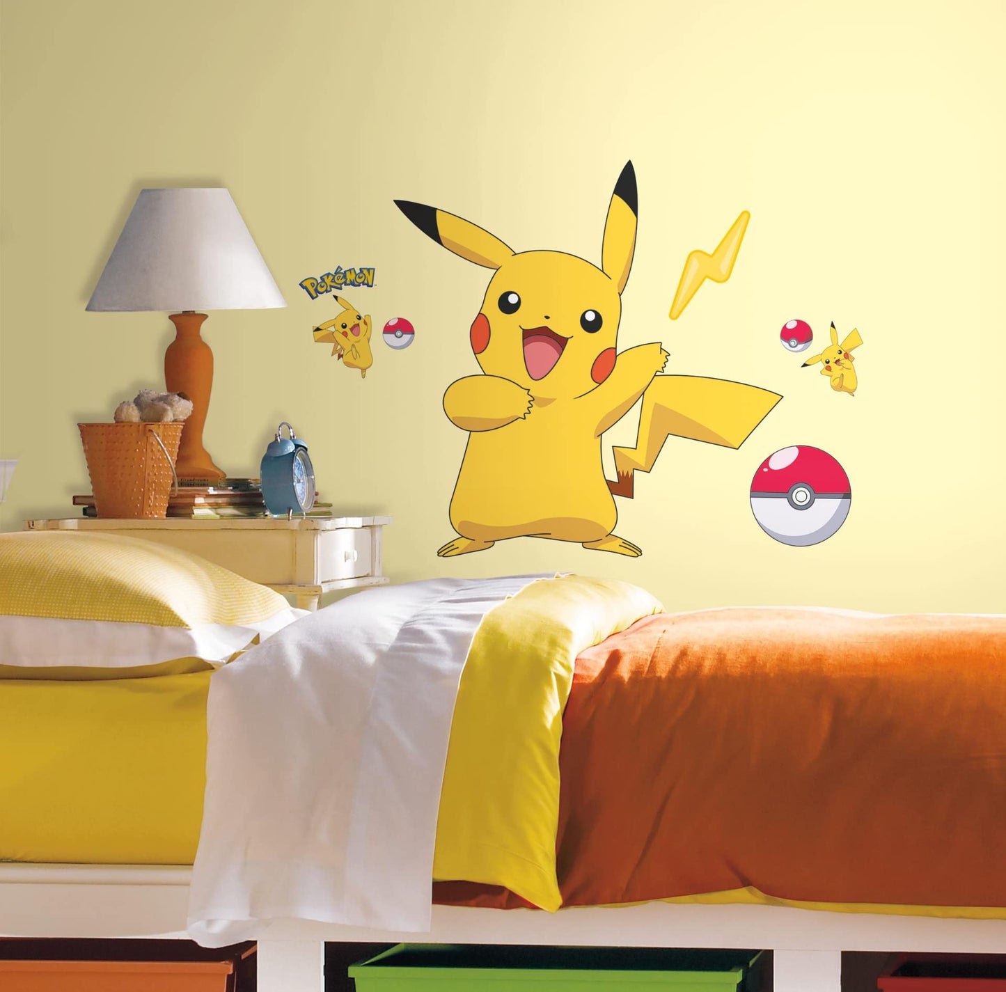 Pokémon Stickers Pikachu and Friends Peel and Stick Wall Decals