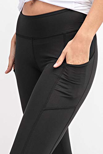 Womens Capri Butter Leggings Athleisurewear Yoga Pants w Pockets Sizes S-3X