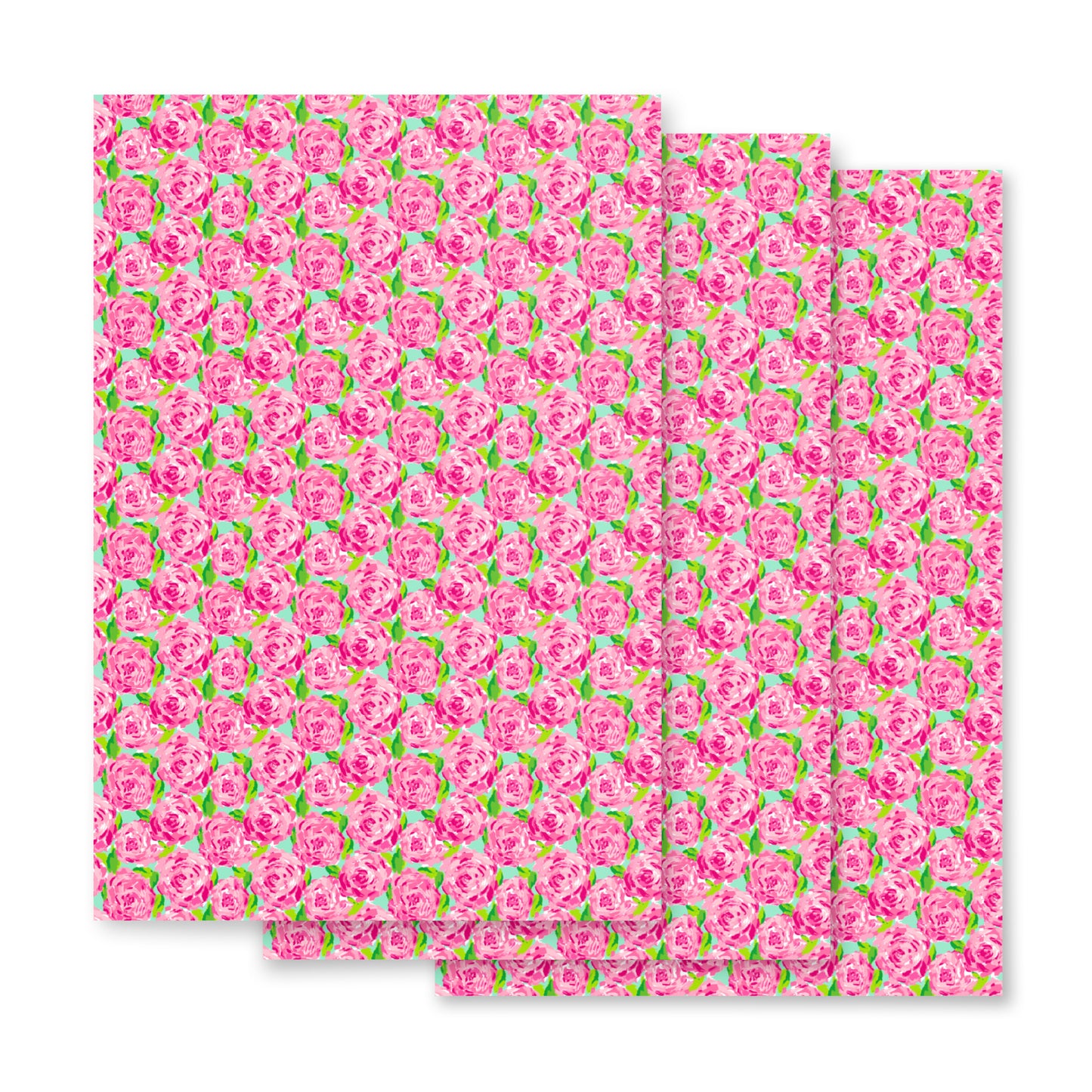 Lilly Pattern Vinyl & Iron-on HTV 12" x 12" (3 Pack)