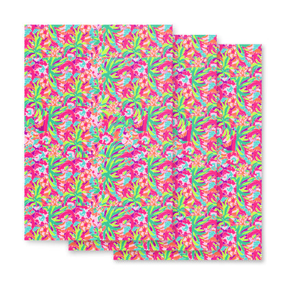 Lilly Pattern Vinyl & Iron-on HTV 12" x 12" (3 Pack)