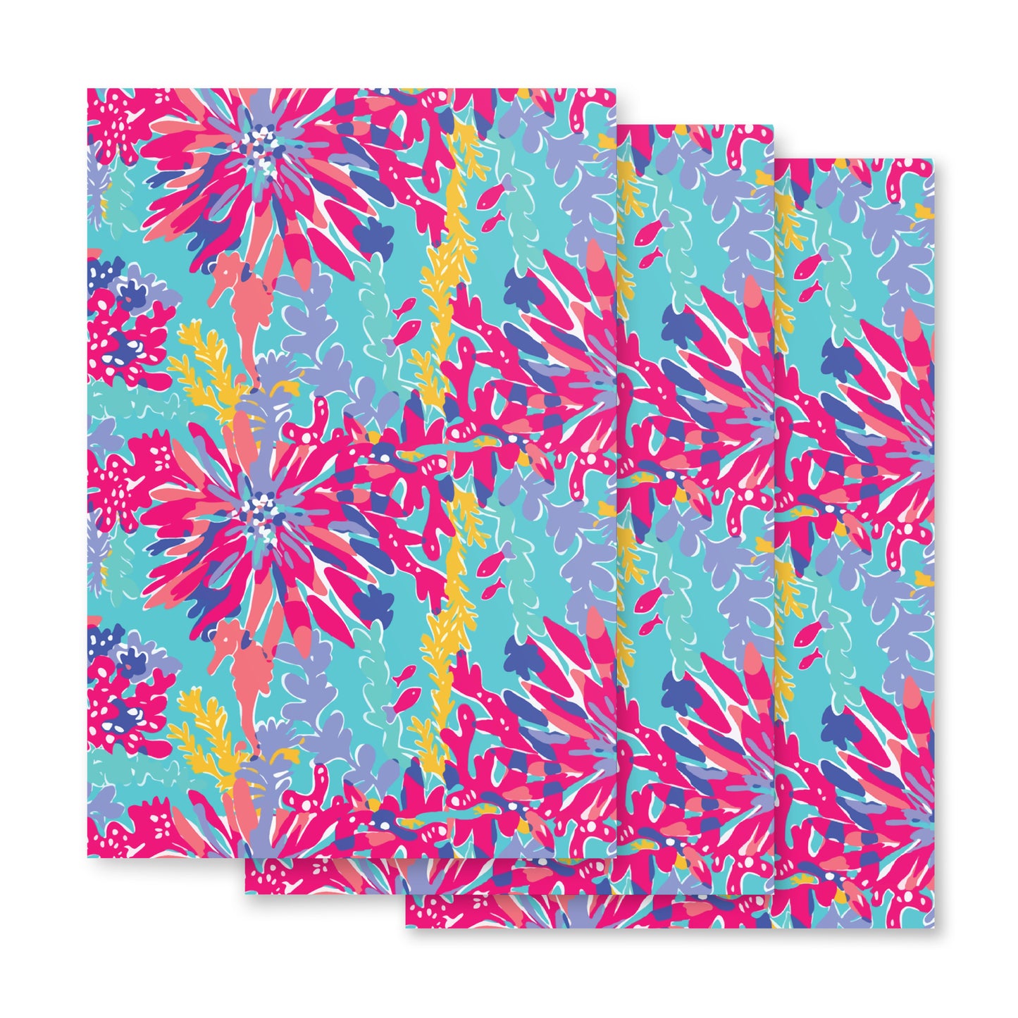 Lilly Pattern Vinyl & Iron-on HTV 12" x 12" (3 Pack)