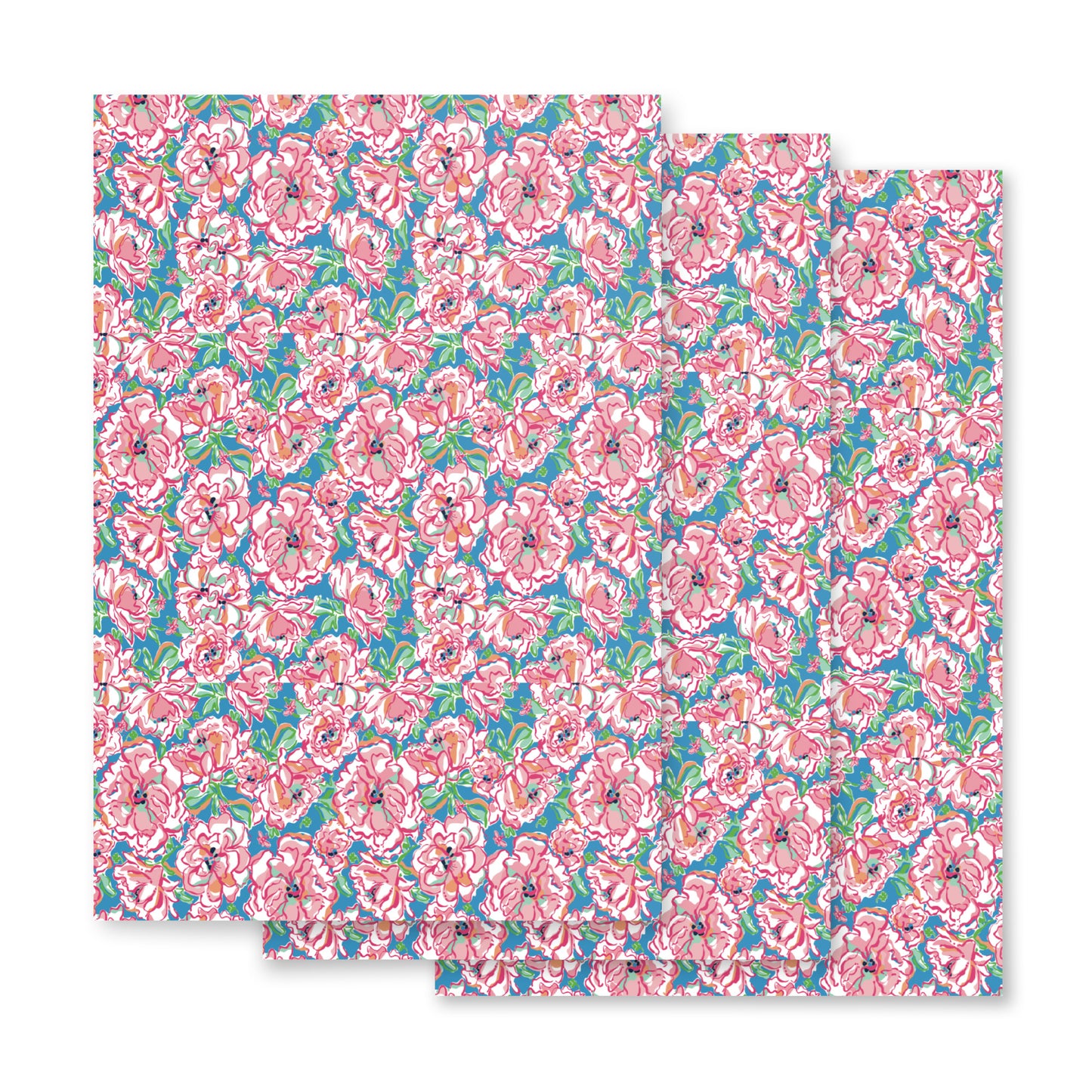Lilly Pattern Vinyl & Iron-on HTV 12" x 12" (3 Pack)