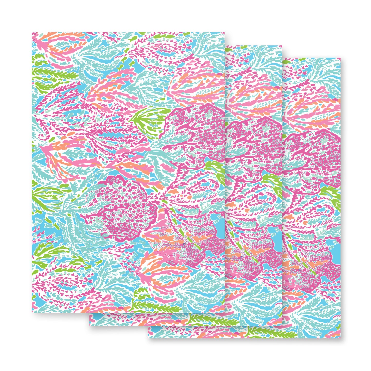 Lilly Pattern Vinyl & Iron-on HTV 12" x 12" (3 Pack)