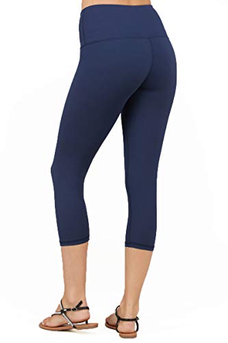 Womens Capri Butter Leggings Athleisurewear Yoga Pants w Pockets Sizes S-3X