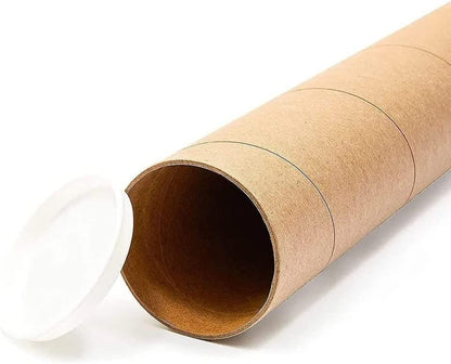 3" x 15" Heavy Duty Mailing Shipping Tubes with End Caps Made in the USA (24 Pack)