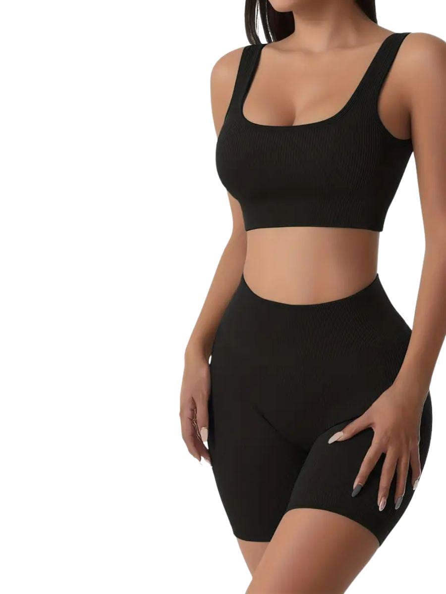 Thick High Waisted Nylon Rib Shorts, Tummy Control Workout Yoga Shorts, Womens Wide Waist Yoga Pants Regular Size, Plus Size, Fast Shipping