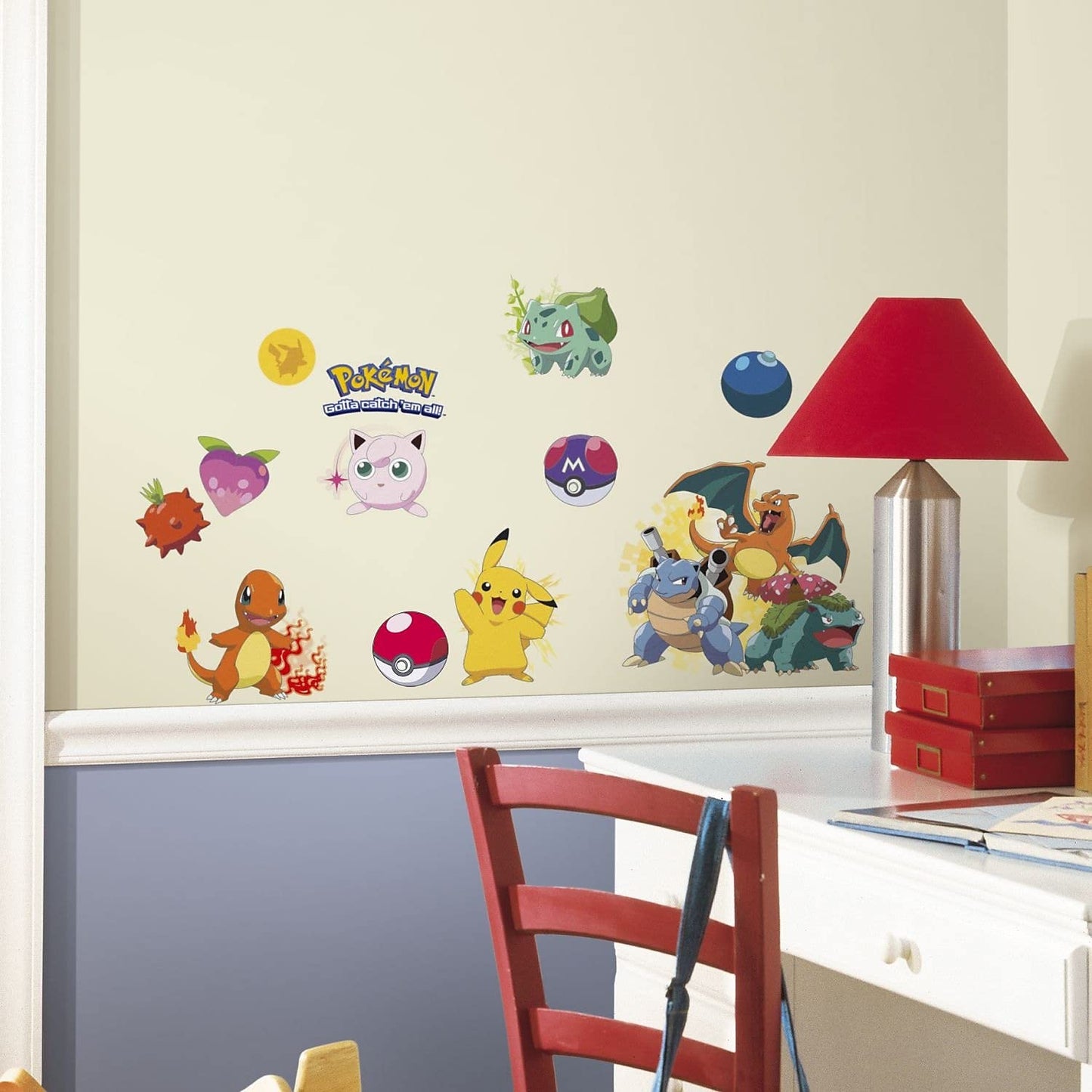 Pokémon Stickers Pikachu and Friends Peel and Stick Wall Decals