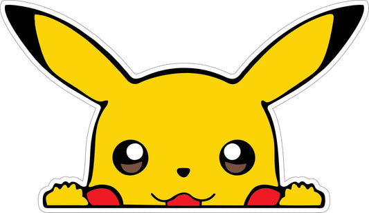 5” Pokemon Anime Peeker Decal Sticker (2 Pack)