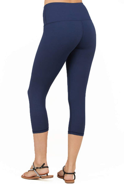 Womens Capri Butter Leggings Athleisurewear Yoga Pants w Pockets Sizes S-3X