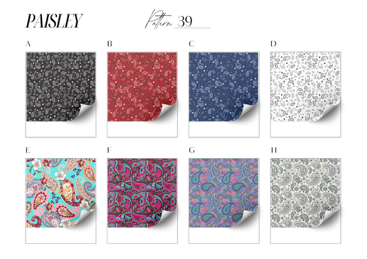 Paisley Premium Vinyl Patterns