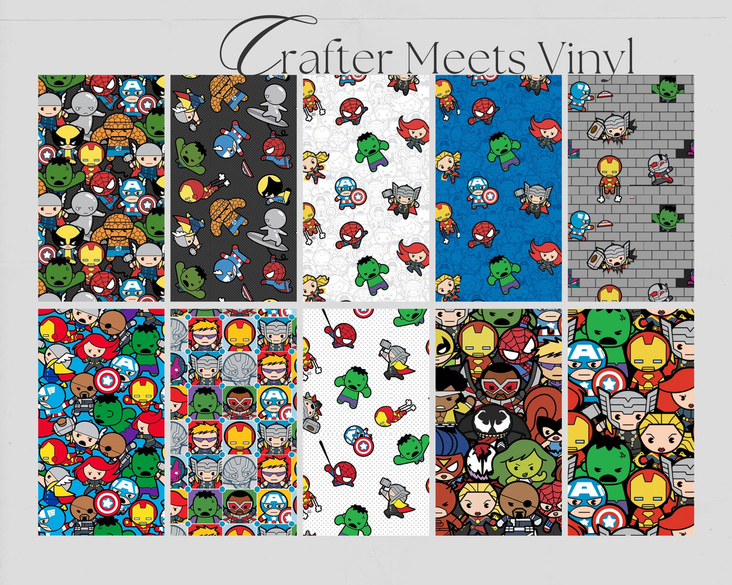 Baby Superhero Premium Vinyl Patterns & Iron-on HTV