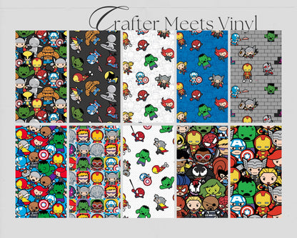 Baby Superhero Premium Vinyl Patterns & Iron-on HTV