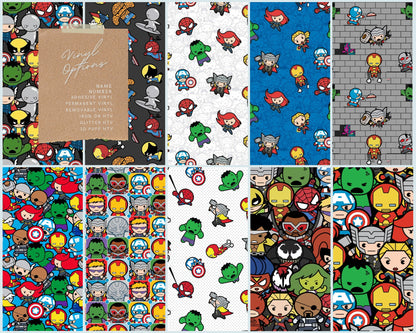Baby Superhero Premium Vinyl Patterns & Iron-on HTV
