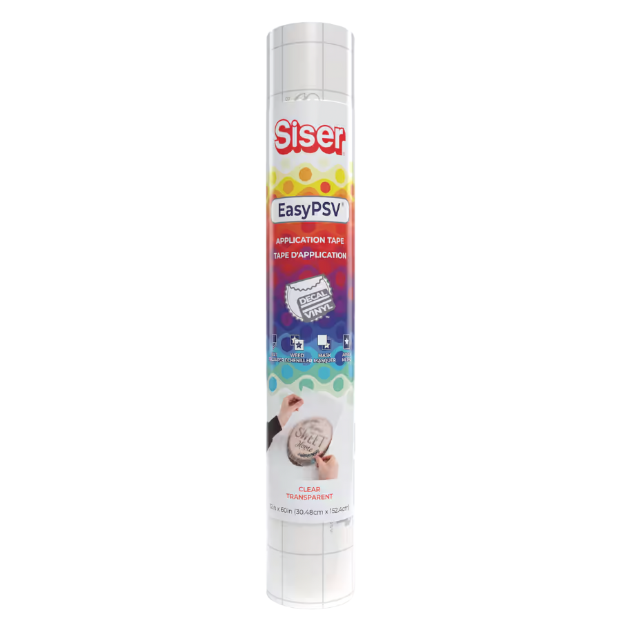 Siser EasyPSV Transfer Tape with Grid for Vinyl Application (12" x 60")