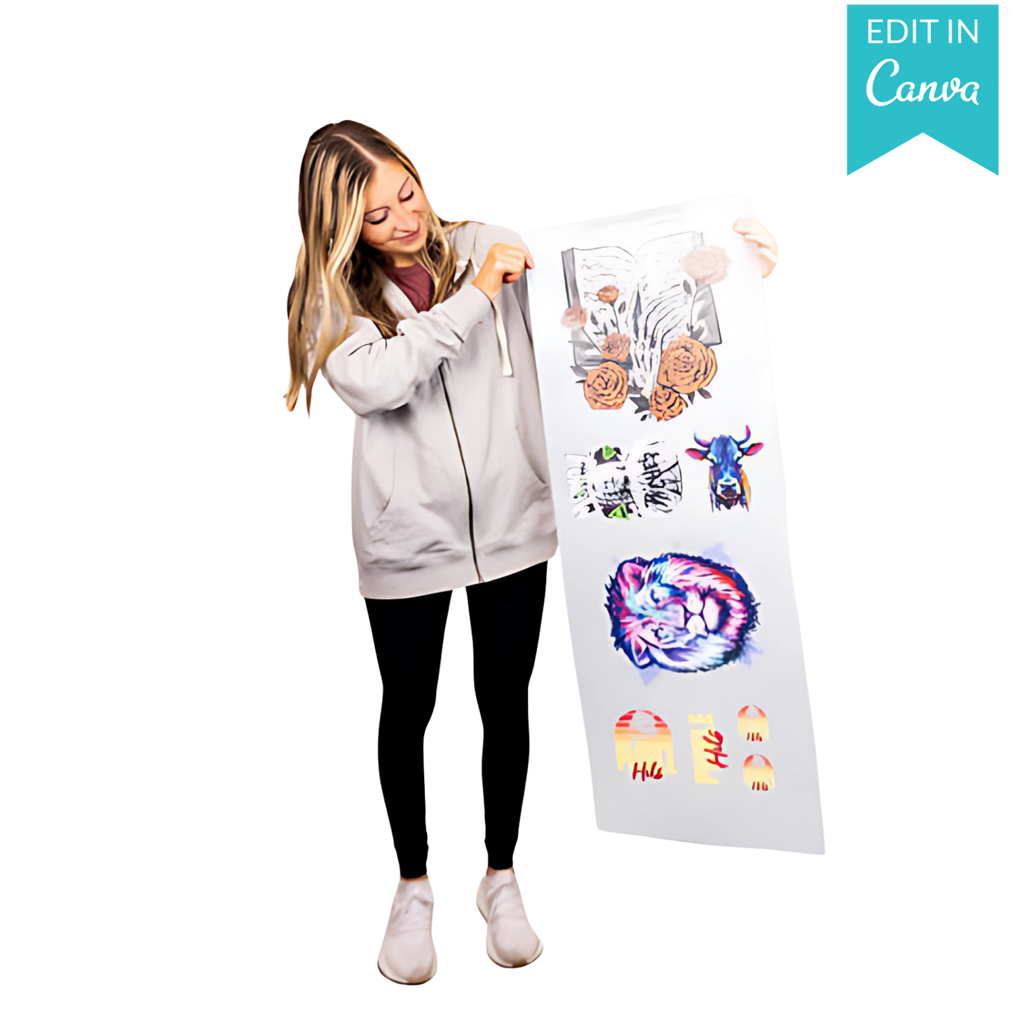 Custom Glitter DTF Transfers for T-Shirt Heat Press and more