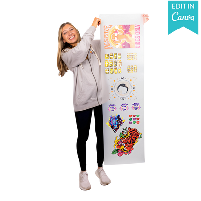 Custom Glitter DTF Transfers for T-Shirt Heat Press and more