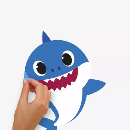 Baby Shark Peel and Stick Kids Stickers Wall Decals - 39 Pieces