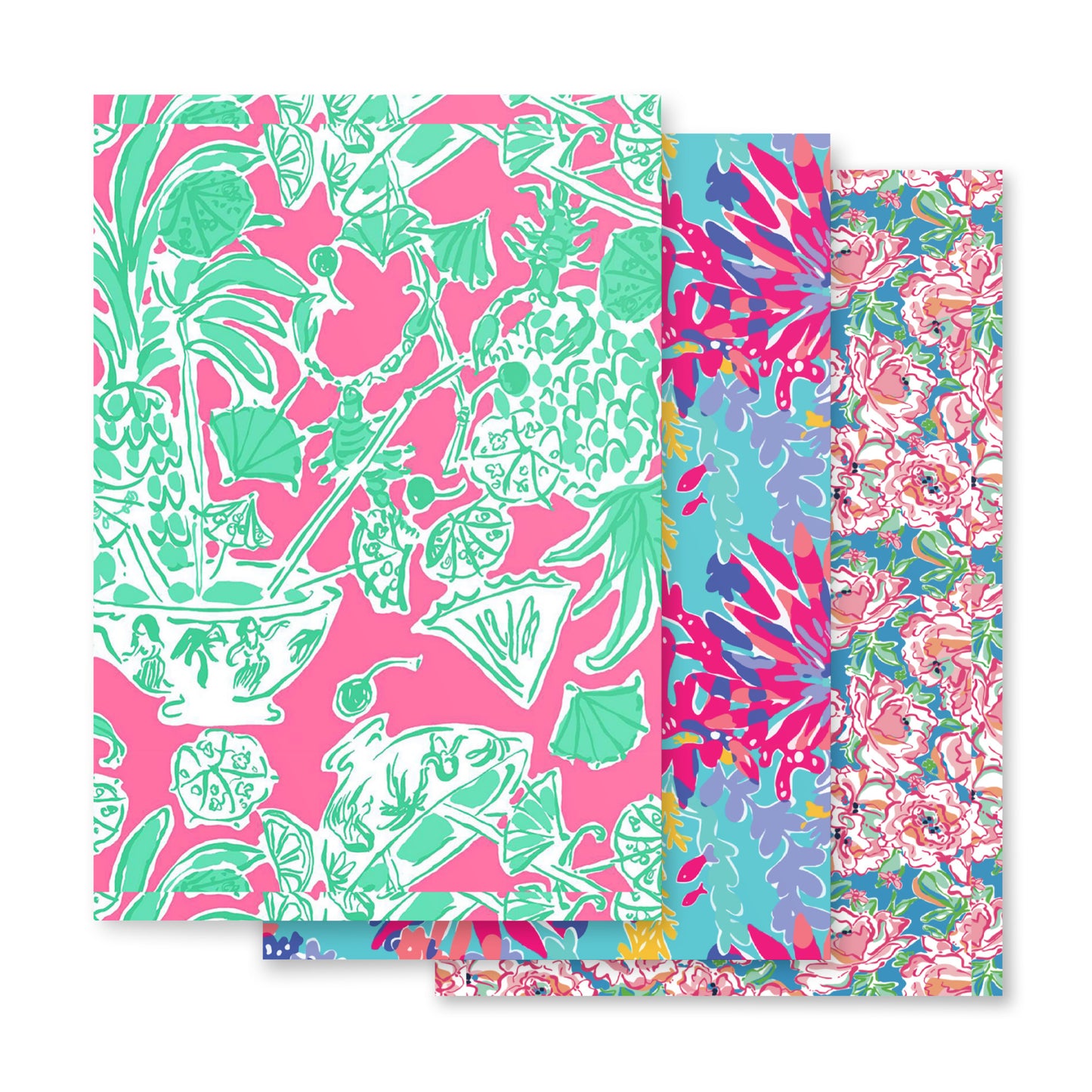 Lilly Pattern Vinyl & Iron-on HTV 12" x 12" (3 Pack)