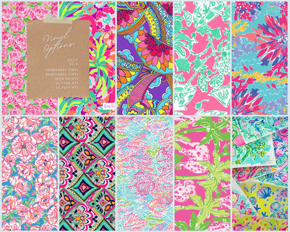 Lilly Pattern Vinyl & Iron-on HTV