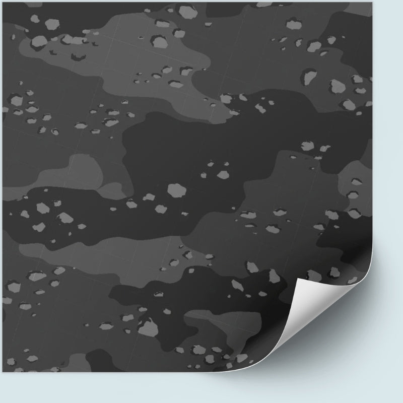 Black Camo Pattern Vinyl & Iron-on HTV