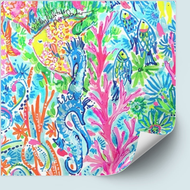 Lilly Pattern Vinyl & Iron-on HTV 70-1