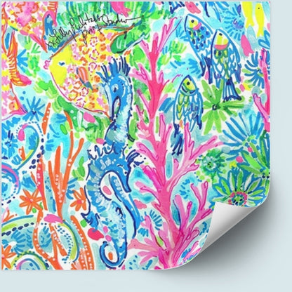 Lilly Pattern Vinyl & Iron-on HTV 70-1