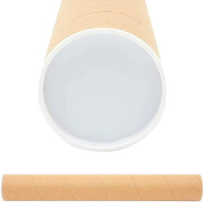 3" x 15" Heavy Duty Mailing Shipping Tubes with End Caps Made in the USA (24 Pack)