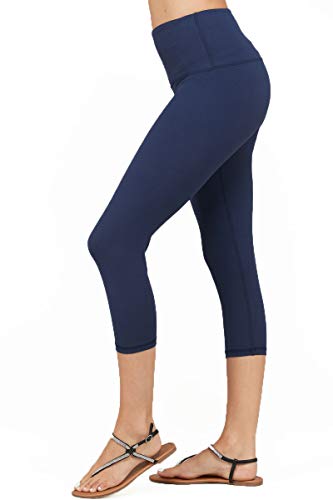 Womens Capri Butter Leggings Athleisurewear Yoga Pants w Pockets Sizes S-3X