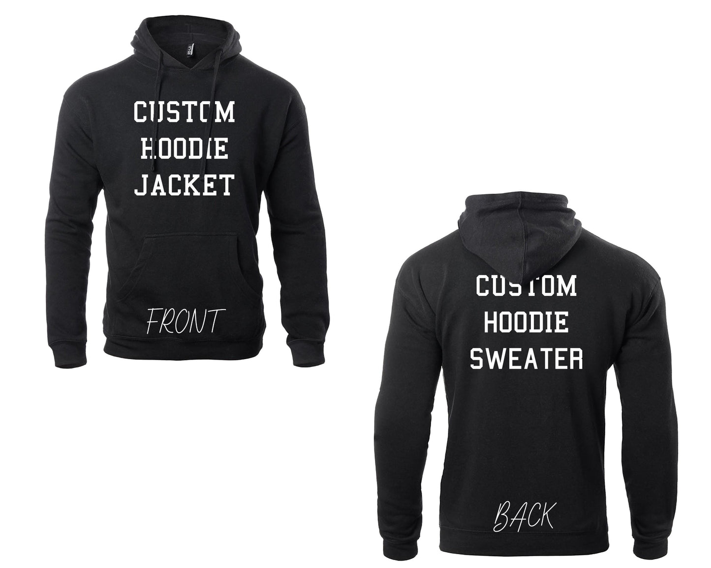 Custom Full-Zip Hoodie Sweatshirt