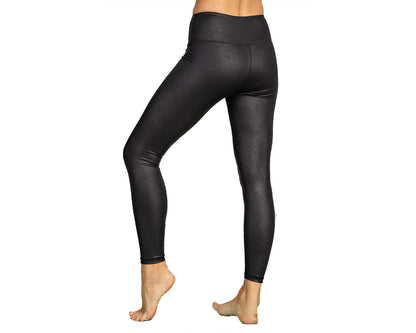 High Waisted Faux Leather Leggings Womens Workout Yoga Leggings Regular & Plus Size
