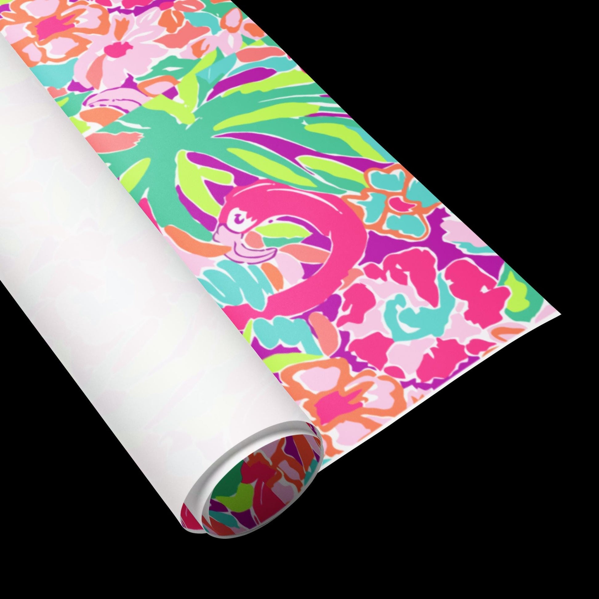 Floral Lilly P Wallpaper, Peel and Stick Premium Vinyl, Removable Self Adhesive Vinyl Roll, 2 ft x 20 ft, Perfect for DIY Wallpaper Projects