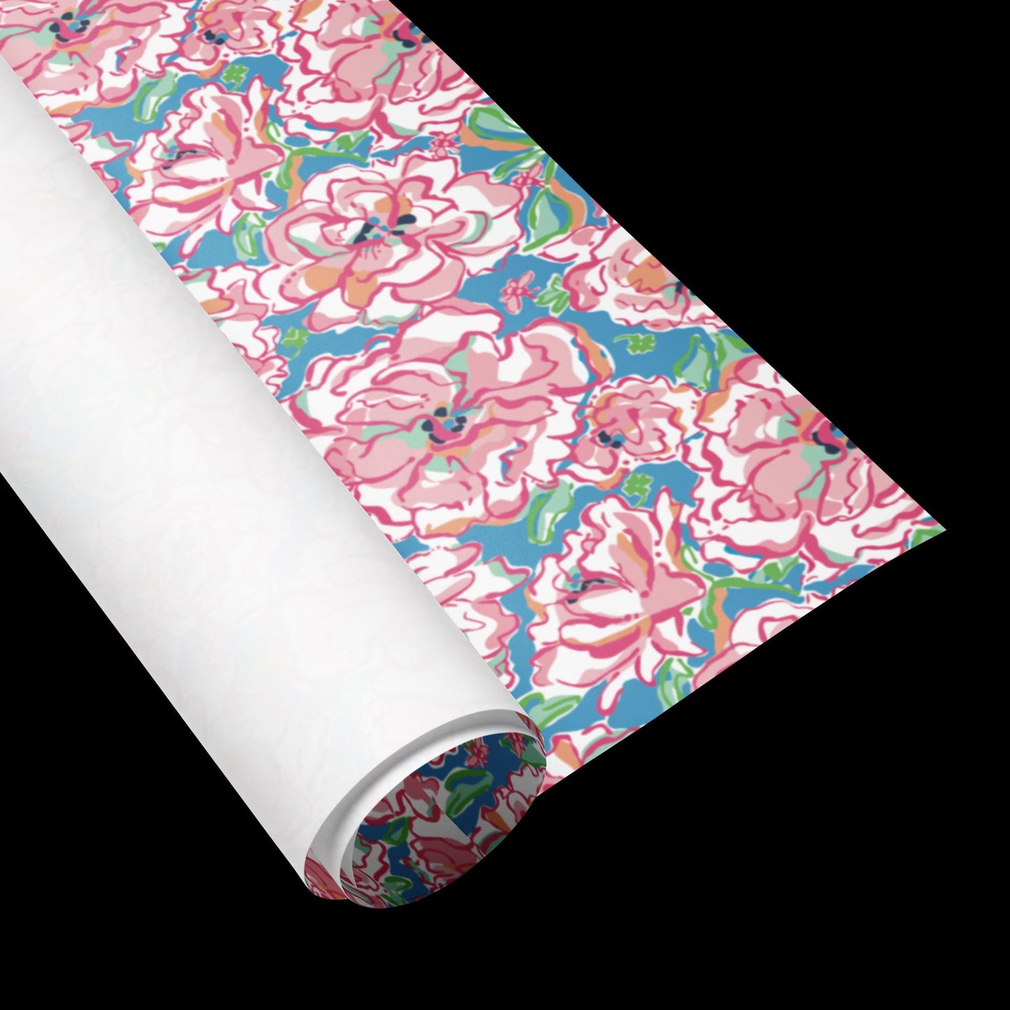 Floral Lilly P Wallpaper, Peel and Stick Premium Vinyl, Removable Self Adhesive Vinyl Roll, 2 ft x 20 ft, Perfect for DIY Wallpaper Projects