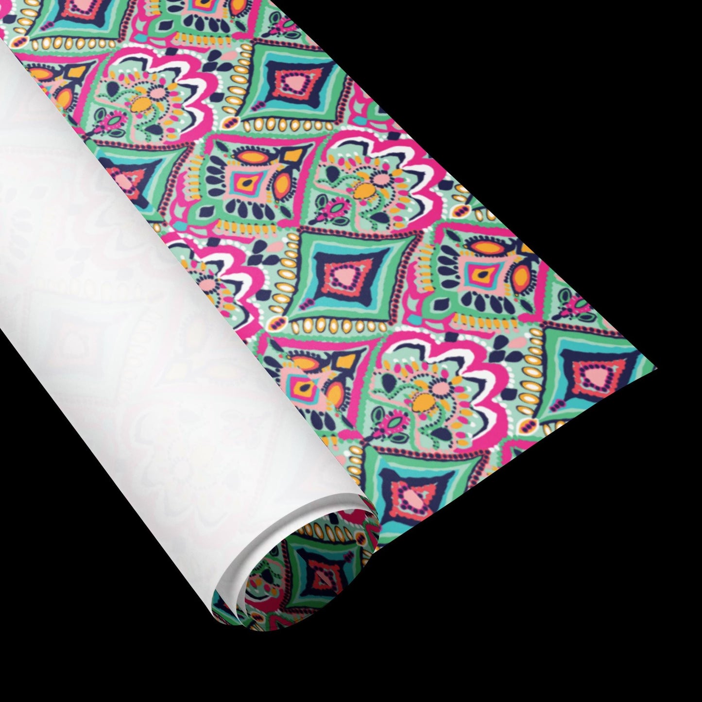 Floral Lilly P Wallpaper, Peel and Stick Premium Vinyl, Removable Self Adhesive Vinyl Roll, 2 ft x 20 ft, Perfect for DIY Wallpaper Projects