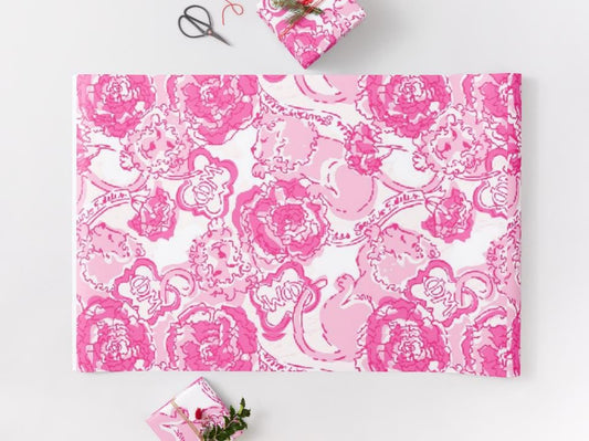Pink Lilly P Premium Vinyl, Iron on Vinyl HTV with Heat Tape, Perfect for DIY Crafters, for use with all Cricut cutting machine