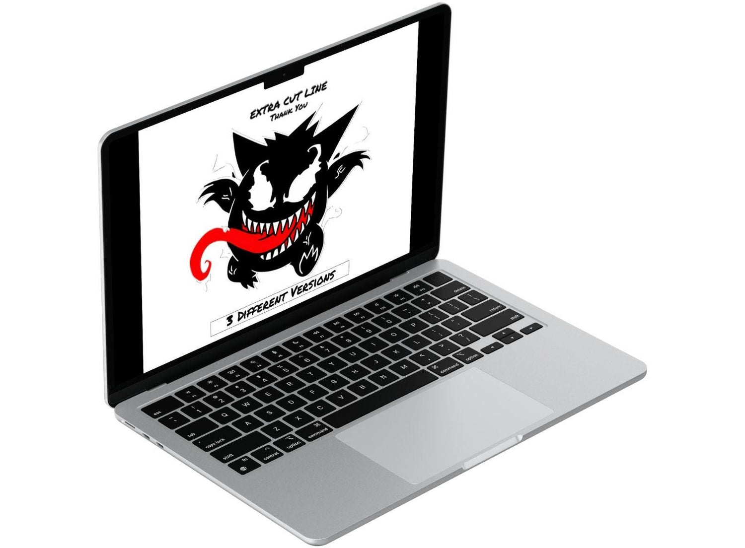 Printable Gengar Venom Png Svg Vector Files for DIY Crafts, Ready to use for shirt-makers DTG, DTF, Htv, for Cricut cutting machine