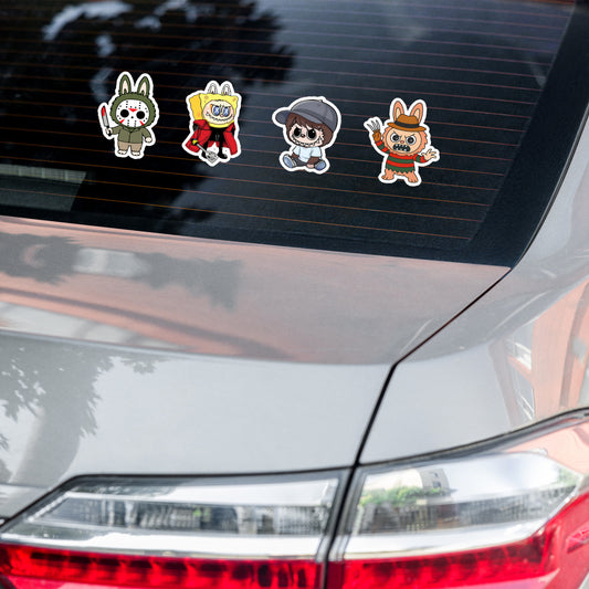 4 Pack Cute Baby Monsters PNG SVG Cut files for Cricut Instant Digital Download - Free Canva Template