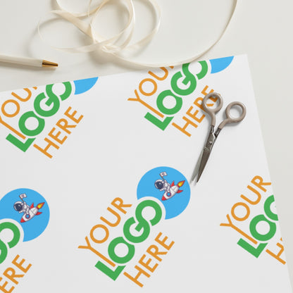 Custom Gift Wrapping Paper 23" x 20" Set of 3 Sheets
