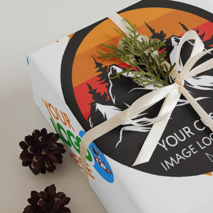 Custom Gift Wrapping Paper 23" x 20" Set of 3 Sheets